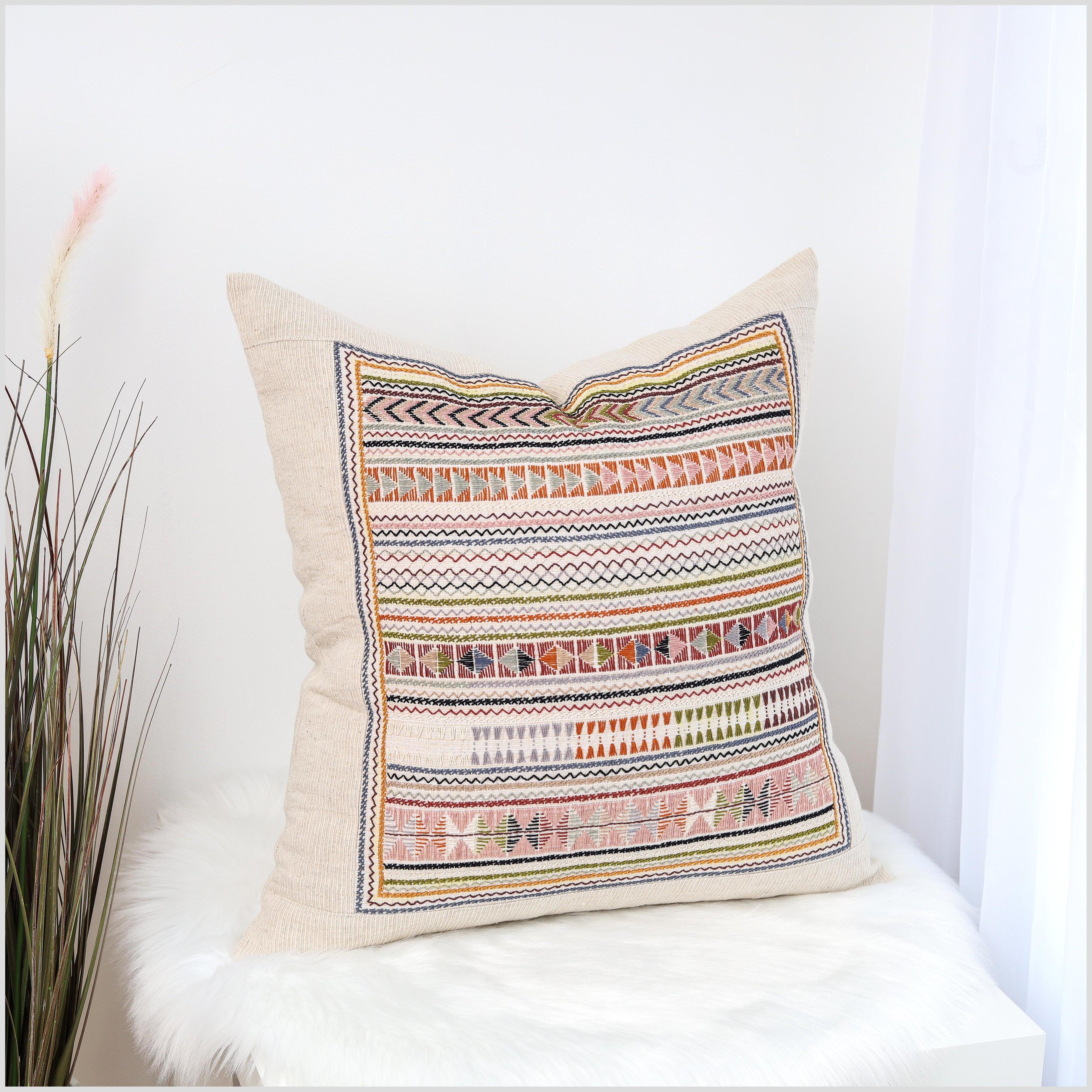 Bright boho throw pillows deals