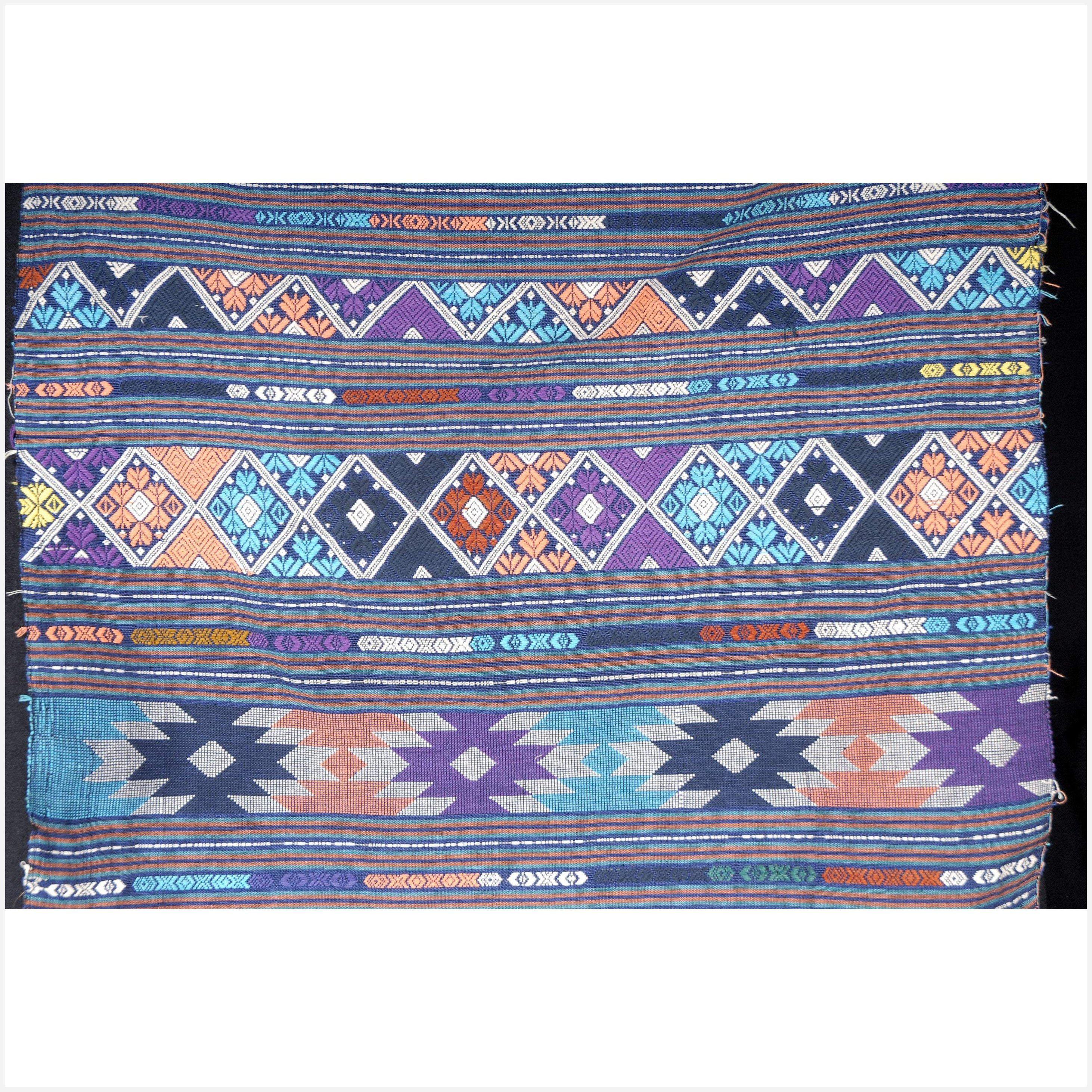 Hill tribe textile tribal tapestry Laos Tai Lue handwoven