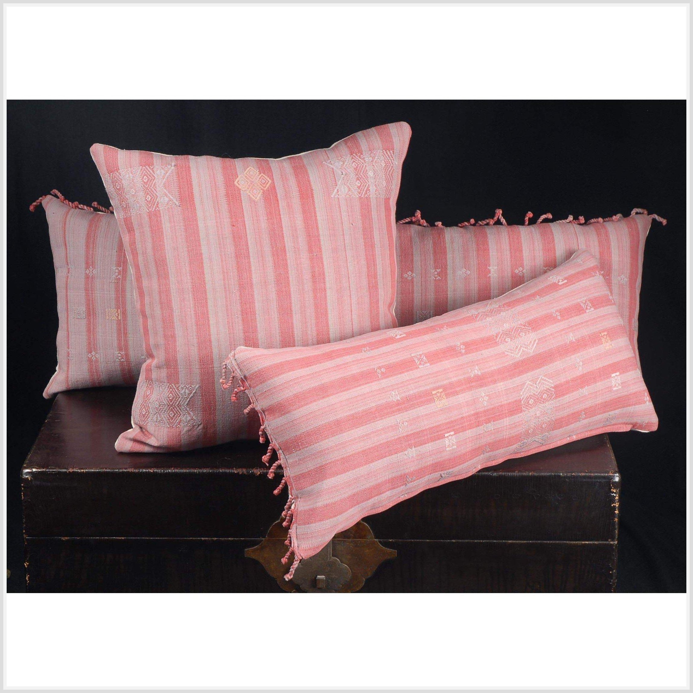 Red and cream cushions cheap