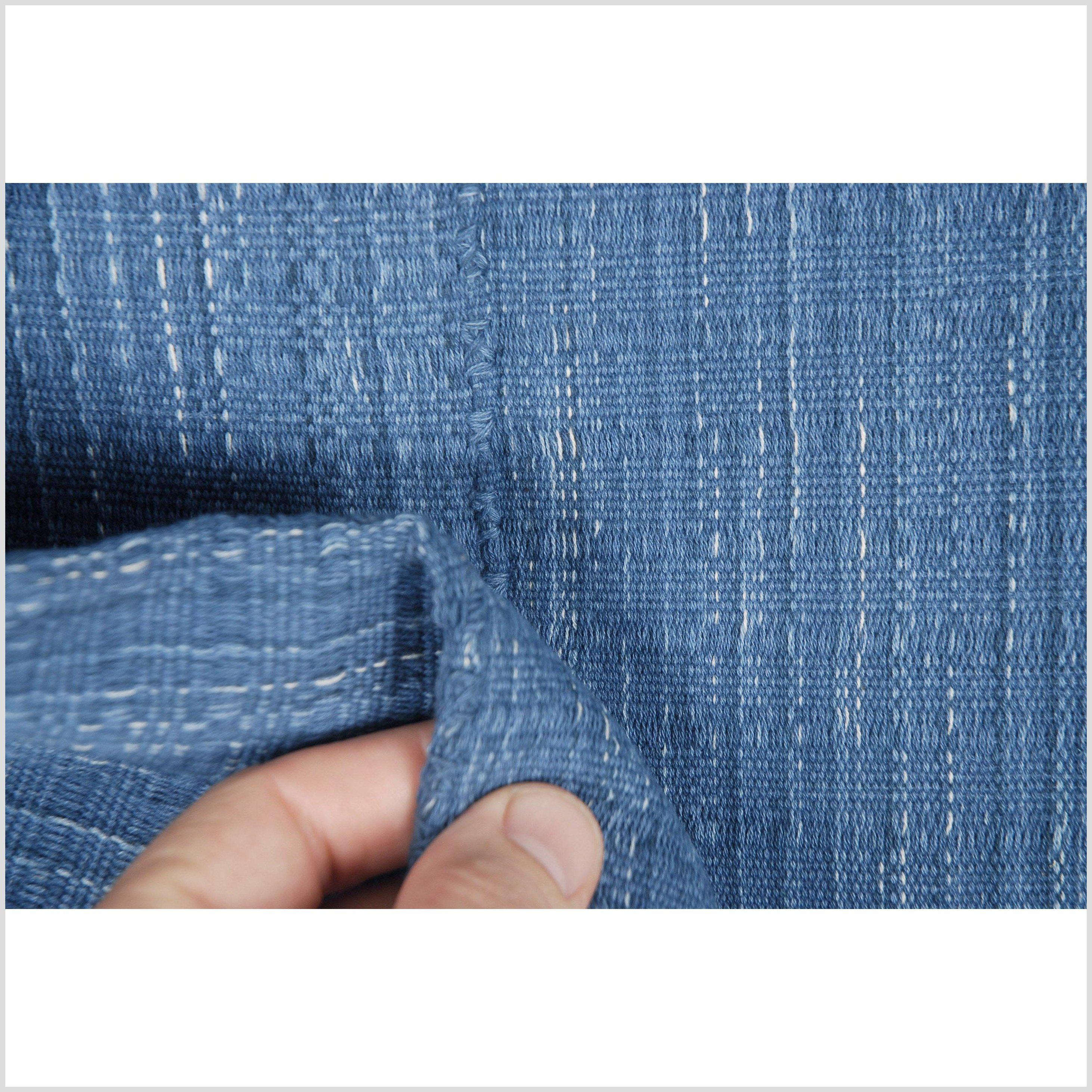 Vegetable Natural Dyed Organic Cotton Denim Fabric in Indigo Blue