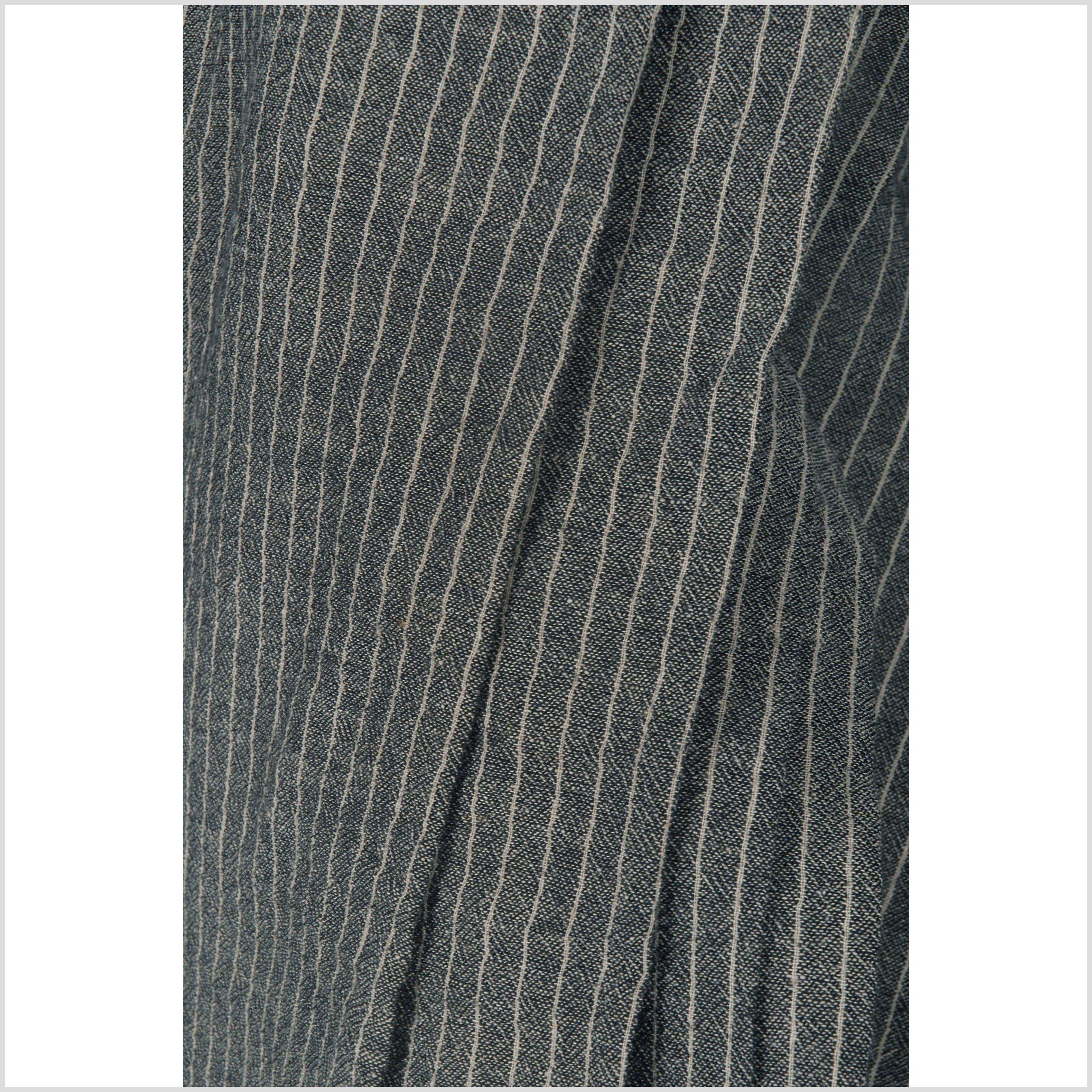 Gray and White Pinstripe Cotton Napkin – Nantucket Looms