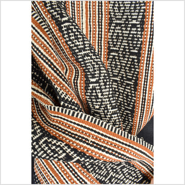 Ethnic tapestry tribal fabric Timor Boti handwoven traditional cotton textile throw runner tablecloth Indonesian home boho decor natural vegetable dye EW42