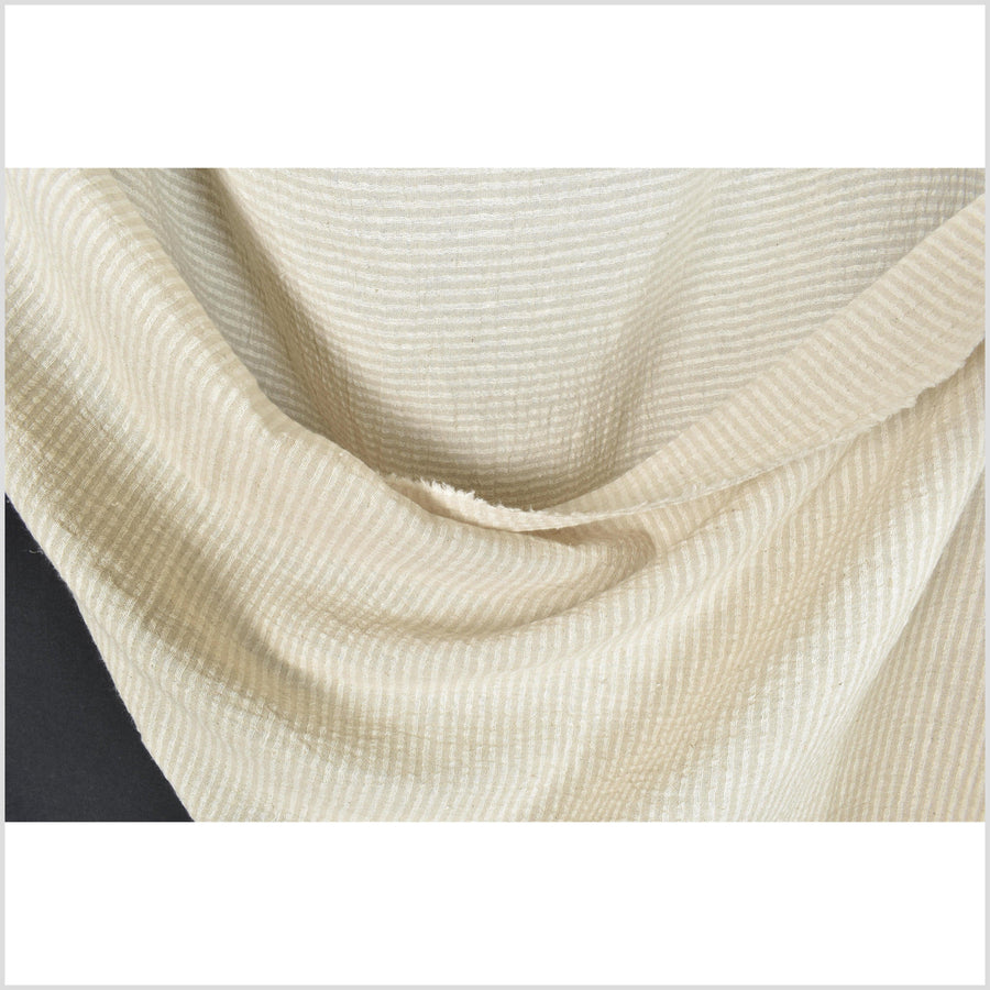 Ribbed Jersey Fabric - Natural Beige