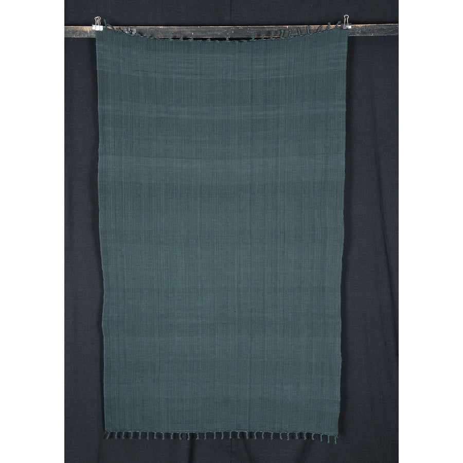 Naga boho fabric blue green cotton handwoven blanket tapestry India textile runner cotton throw tribal decor ethnic CF5